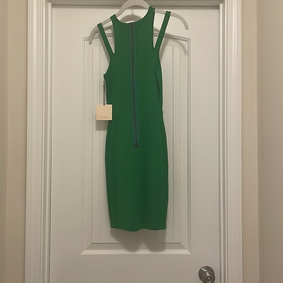 Revolve Super Down Green Bodycon Dress Size Medium - Picture 3 of 3